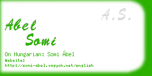 abel somi business card