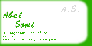 abel somi business card